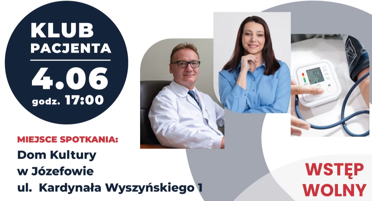 Klub Pacjenta w Józefowie – Zadbaj o zdrowie z Fundacją „Z sercem do Pacjenta”