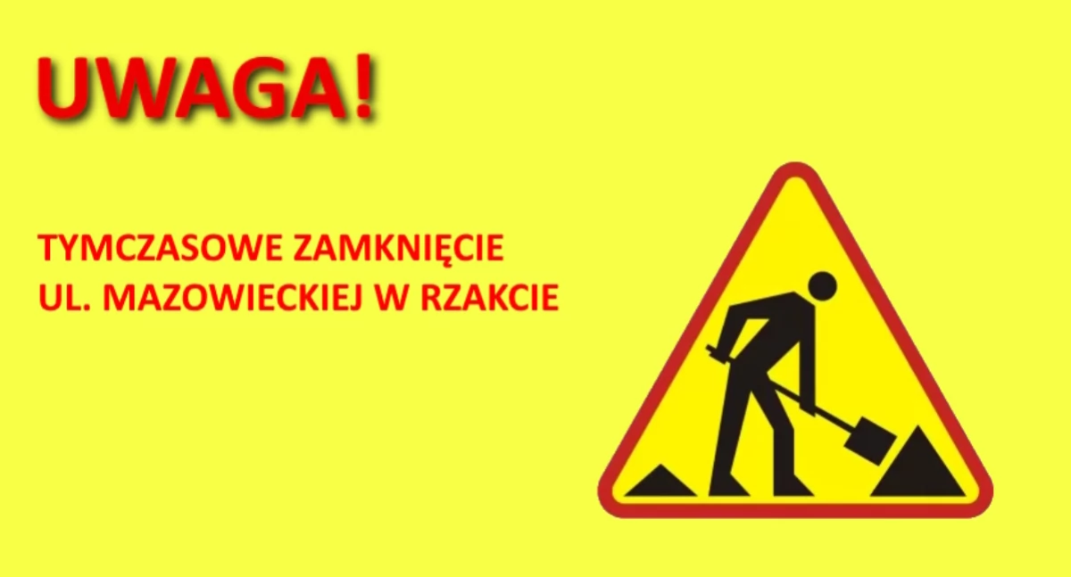 Nowa trasa pieszo-rowerowa Glinianka – Rzakta. Uwaga! Tymczasowe zamknięcie ul. Mazowieckiej