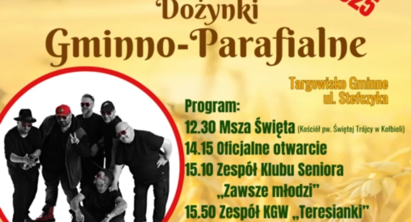 Święto plonów i muzyki – dożynki w Kołbieli już 24 sierpnia! Piersi gwiazdą wieczoru!