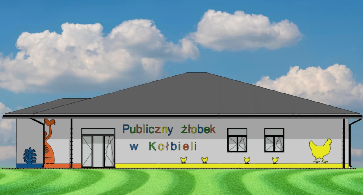 Nowoczesny żłobek powstaje w Kołbieli! Opiekę znajdzie 44 maluchów
