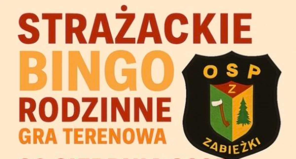 Strażackie Bingo Rodzinne w OSP Zabieżki – Zabawa, która Połączy Całą Wieś! 