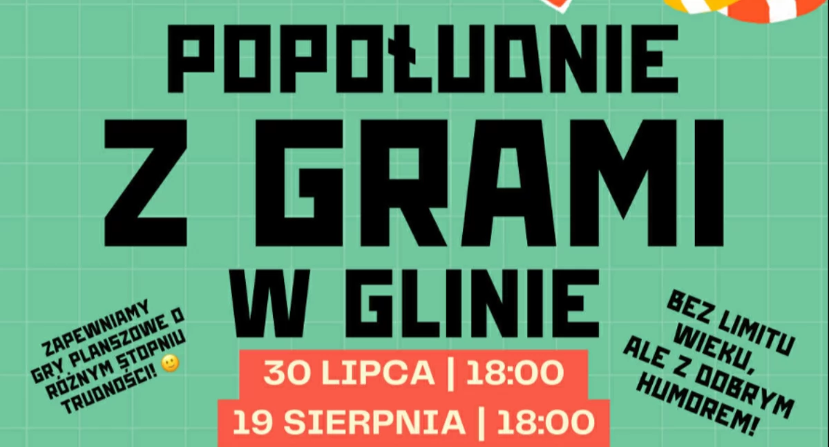 Planszówkowe szaleństwo w Glinie – spędź popołudnie pełne zabawy!