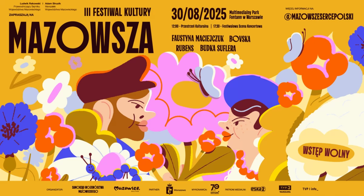 III Festiwal Kultury Mazowsza w Warszawie – koncerty, warsztaty i moc atrakcji!