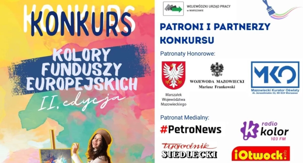 II. edycja konkursu plastycznego Kolory Funduszy Europejskich