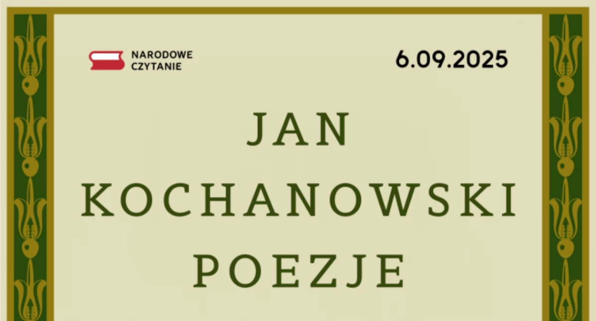 Narodowe Czytanie 2025 w Osiecku – Jan Kochanowski Poezje