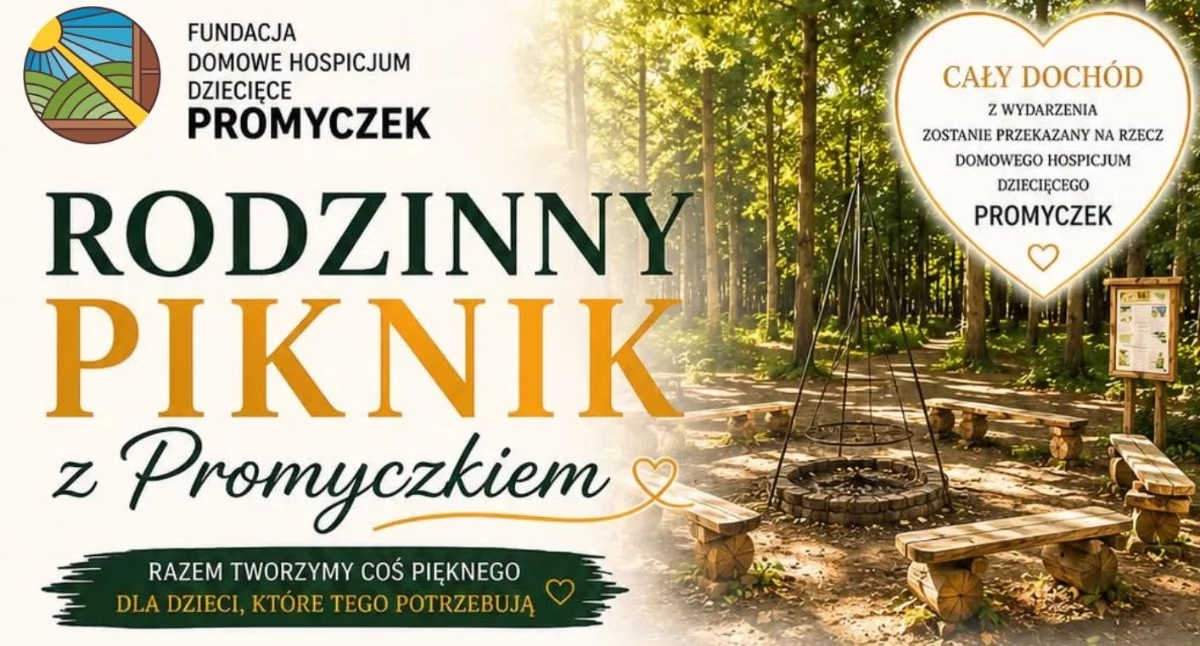 Rodzinny Piknik z Promyczkiem w Otwocku. Pomoc, zabawa i wspólne ognisko już 21 czerwca