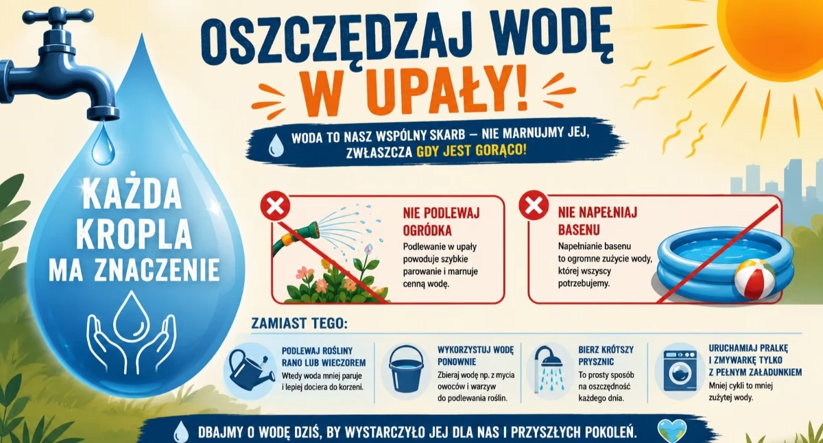 Celestynów, Karczew, Kołbiel i Osieck proszą o oszczędzanie wody