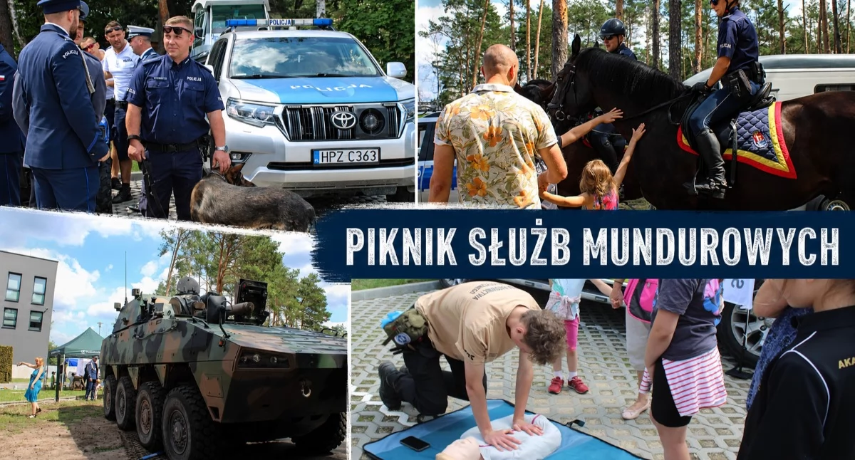 Piknik służb mundurowych w Otwocku. Czołg Abrams, pojazdy policji i mnóstwo atrakcji już 18 lipca