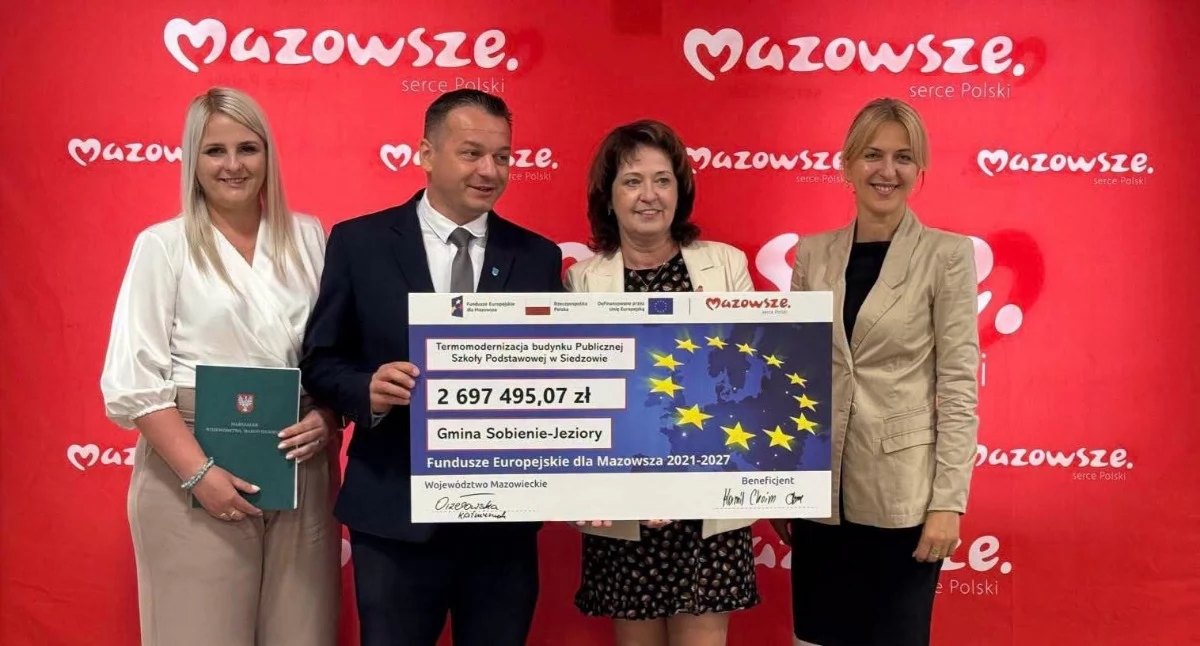 Szkoła w Siedzowie przejdzie termomodernizację. Gmina Sobienie-Jeziory z unijnym dofinansowaniem na 2,7 mln zł