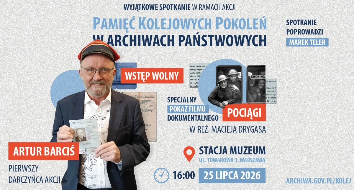 Podróż przez pamięć kolejowych pokoleń: Artur Barciś i film „Pociągi”