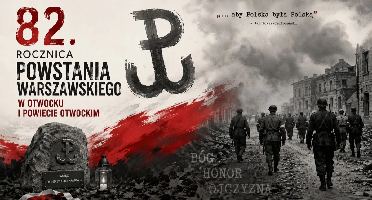 82. rocznica Powstania Warszawskiego w Otwocku i powiecie otwockim. Gdzie odbędą się uroczystości?