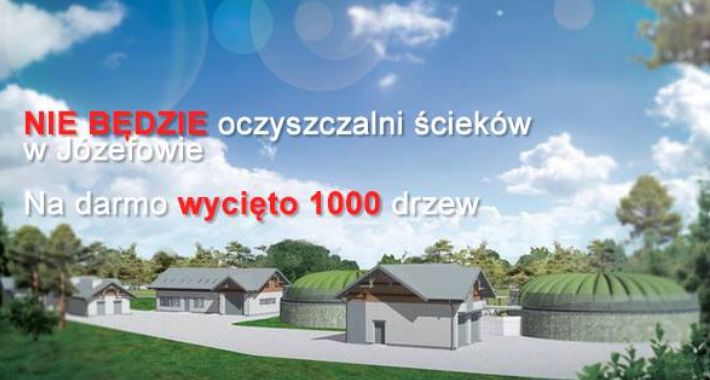 Nie będzie oczyszczalni w Józefowie!!!