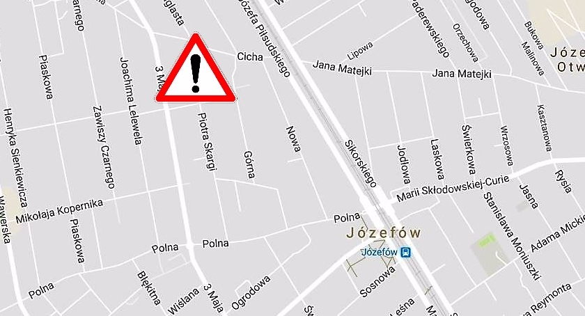 Utrudnienia w ruchu drogowym: Karczew - Otwock - Józefów