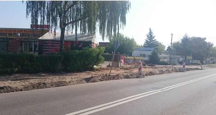 Otwock: kolejny odcinek Staszica modernizowany