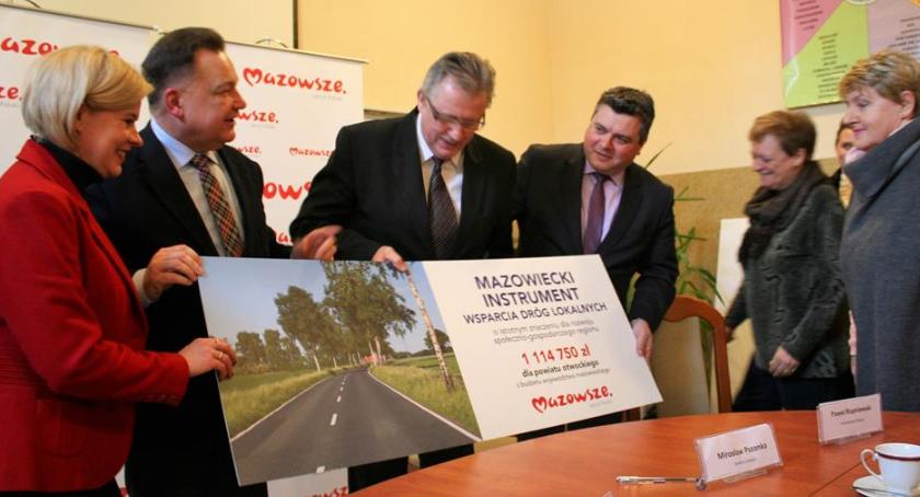 Czek na milion dla powiatu otwockiego