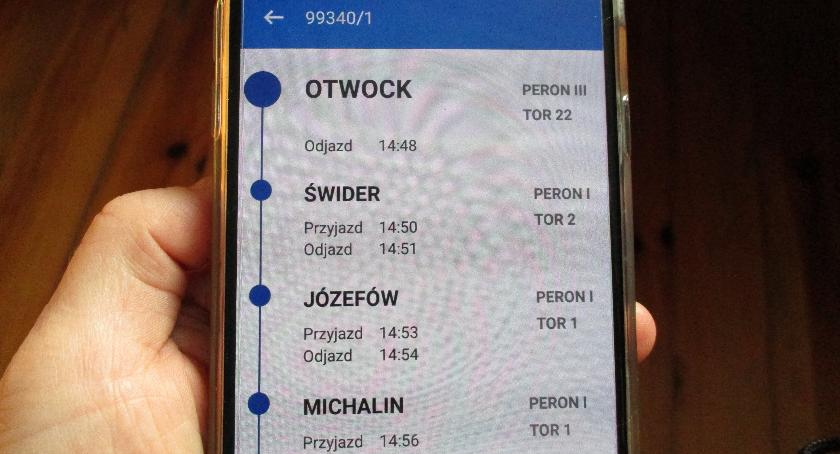 Nowa apka o utrudnieniach dla pasażerów SKM Warszawa