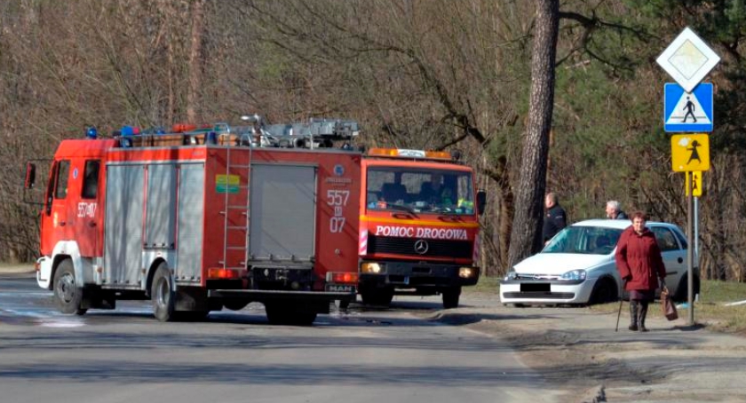 Groźny wypadek na ulicy Wawerskiej