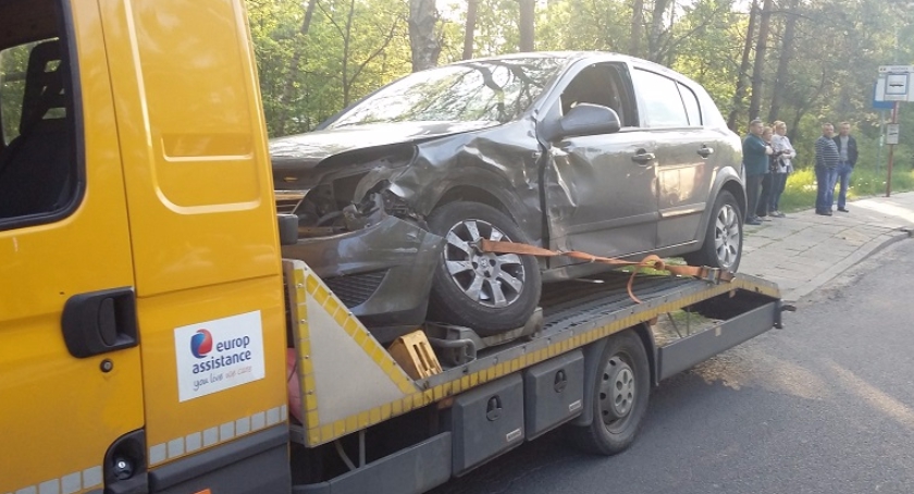 Radiówek, groźny wypadek na S17
