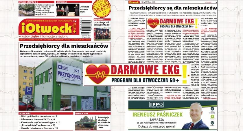Darmowe EKG - akcja przedsiębiorców - czytaj tygodnik  iOtwock.info 