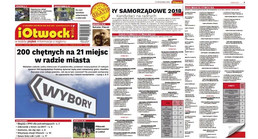 Kandydaci na radnych - czytaj tygodnik  iOtwock.info 