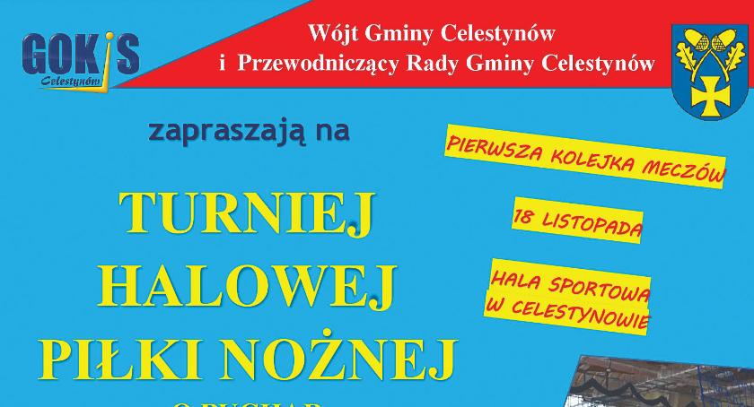 Turniej halowej piłki nożnej w Celestynowie