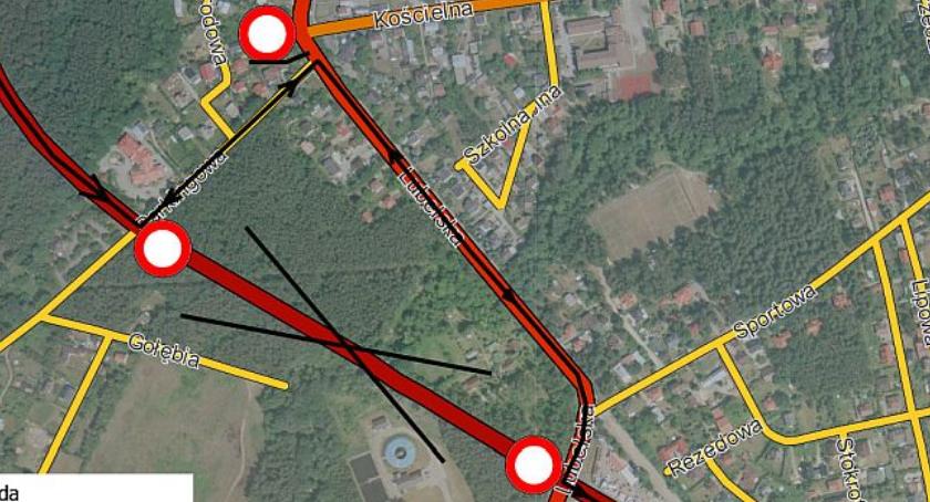 Nowa organizacja ruchu na DK17 - objazd DW721 przez Wiązownę 