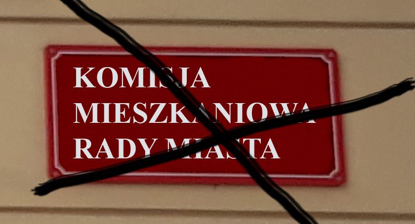 Apel radnego o składanie uwag do Statutu Miasta - dotyczy braku komisji mieszkaniowej