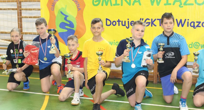 Mistrzowie gminy Wiązowna w tenisie stołowym 2019