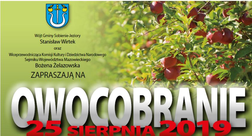 Jabłkowe święto w gminie Sobienie-Jeziory, czyli Owocobranie 2019