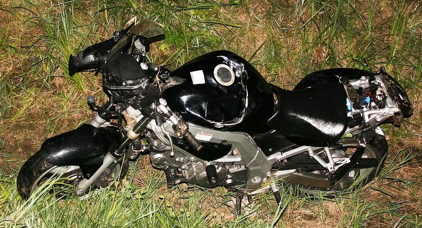 Tragiczne zderzenie motocyklisty z łosiem na DK50