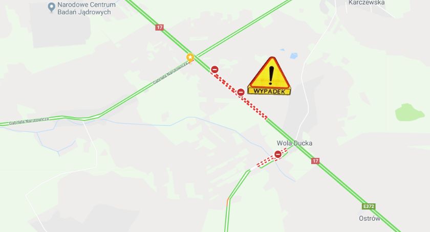 Śmiertelny wypadek motocyklisty na DK17