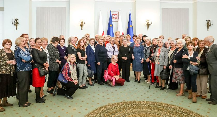 Sekcja Emerytów i Rencistów ZNP z Otwocka w Pałacu Prezydenckim