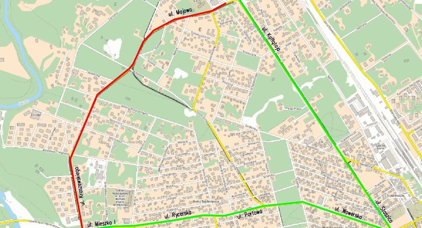 Tymczasowe zamknięcie odcinka ul. Kraszewskiego i ul. Majowej w Otwocku