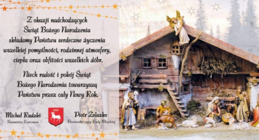 Wszelkiej Pomyślności życzą Burmistrz i Przewodniczący Rady Miasta Karczewa