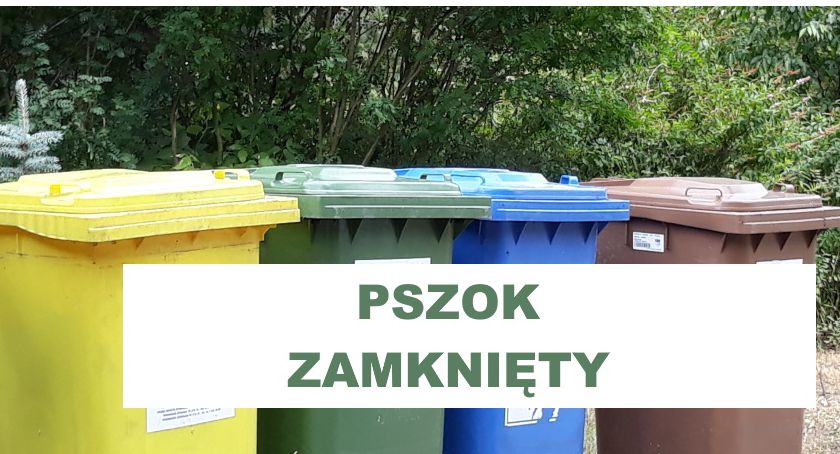 PSZOK-i zamknięte z powodu koronawirusa
