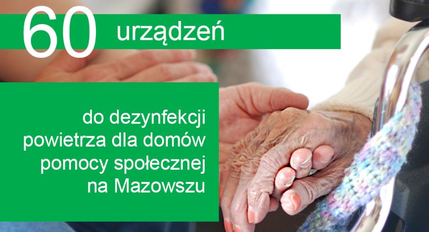Otwockie DPS-y otrzymają sprzęt do dezynfekcji powietrza