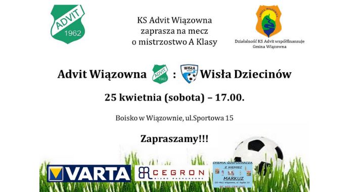 Advit Wiązowna vs Wisła Dziecinów
