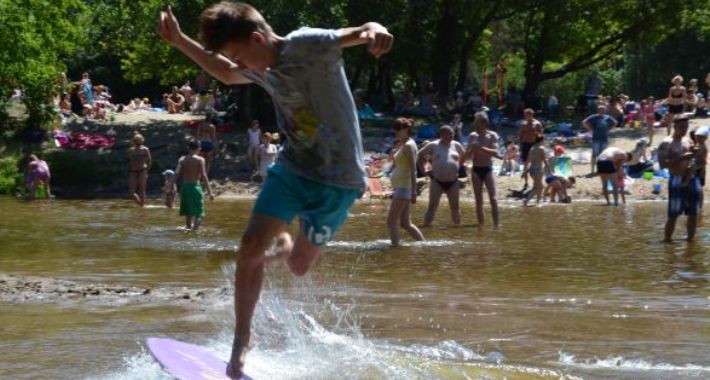 Skimboarding nad Świdrem - relacja