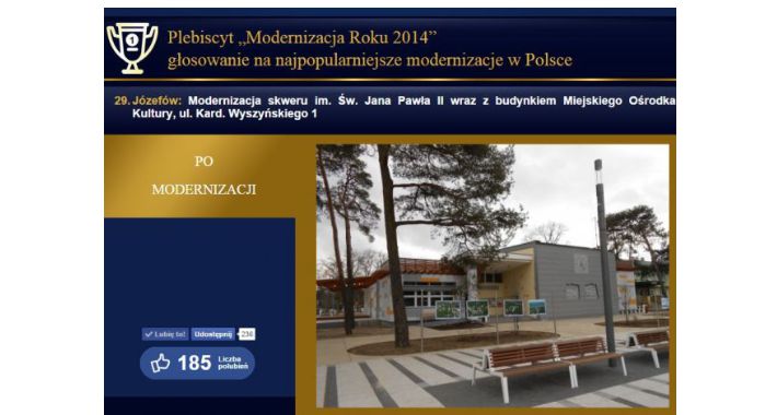 Modernizacja Roku 2014 - ZAGŁOSUJ i ZOBACZ FILM