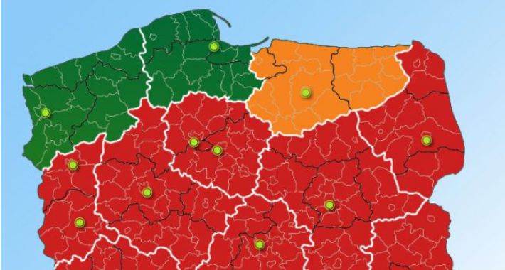 UWAGA! 3 stopień zagrożenia meteorologicznego