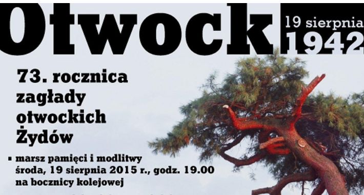 73 rocznica zagłady otwockich żydów