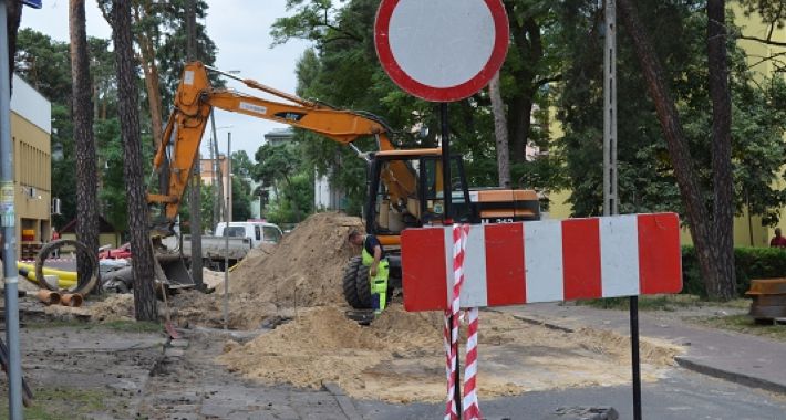 Utrudnienia na drogach Otwocka