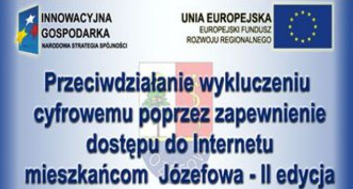 Józefów: kolejne osoby mają szansę na komputer z łączem internetowym