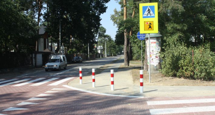 Bezpieczniejsze skrzyżowanie ulic 3 Maja i Leśnej w Józefowie