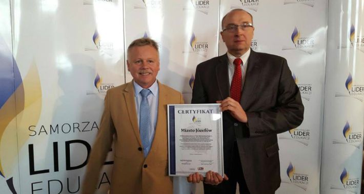 Józefów „Samorządowym Liderem Edukacji”!