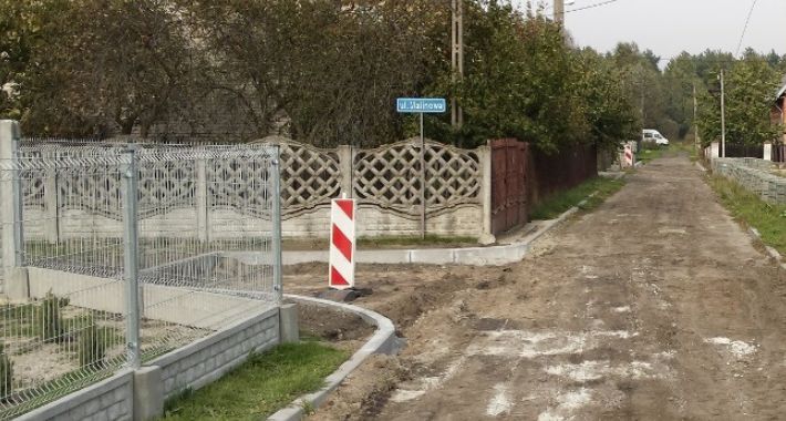 Przebudowa ul. Szpaczej w Zabieżkach