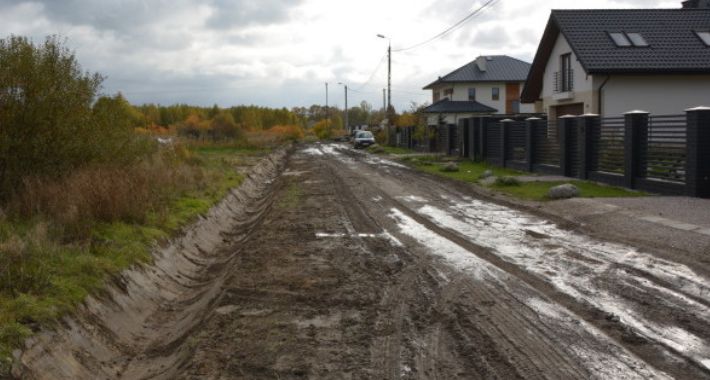 Remont ul. Sadowej w Wiązownie