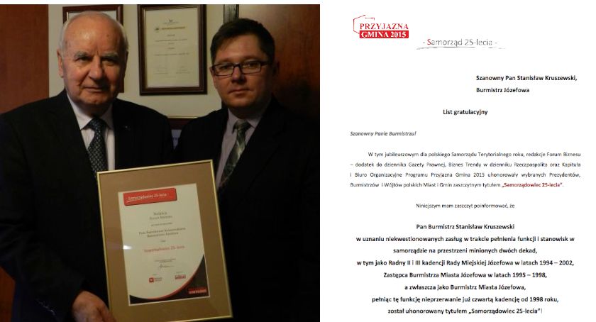 Stanisław Kruszewski – Samorządowcem 25-lecia