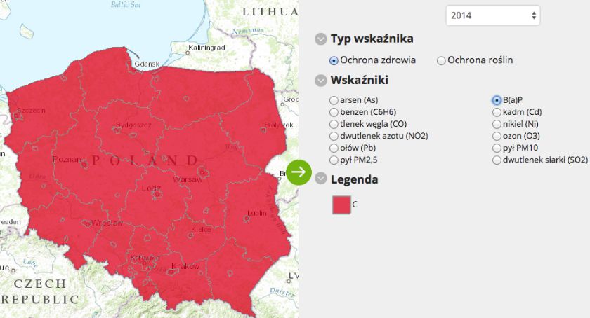 Złe powietrze w Otwocku