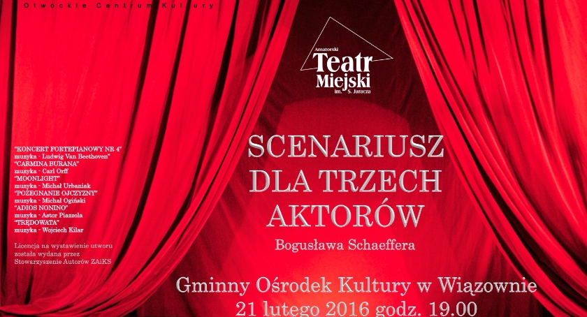 „Scenariusz dla trzech aktorów” w GOK